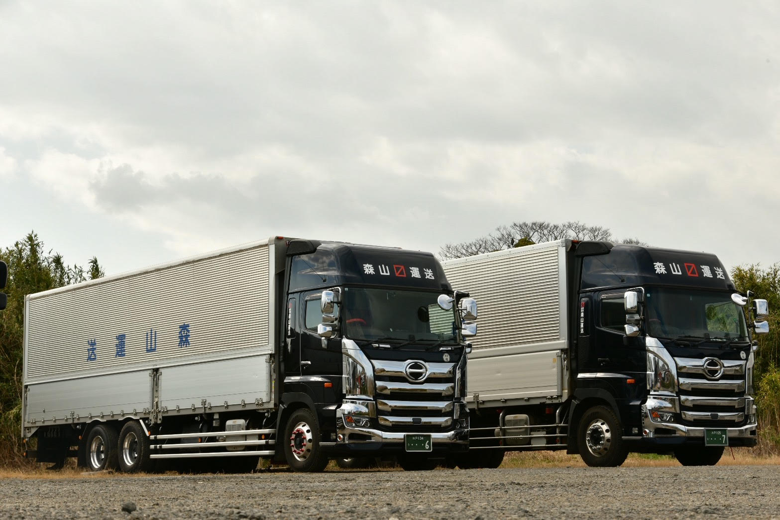 森山運送の配送車両